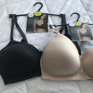 NWT two M&S non-wired full cup t-shirt bras (38D)
